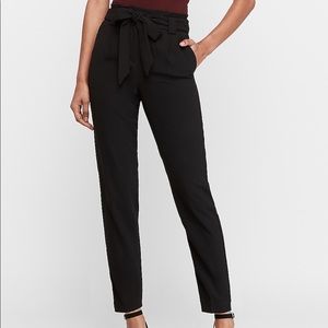 Express high waisted paper bag trouser.